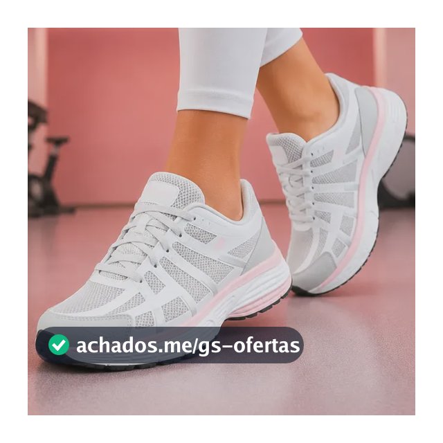 Tênis Unissex Treino Academia Sola Eva Mesh Respirável Cinza/rosa 36 Br