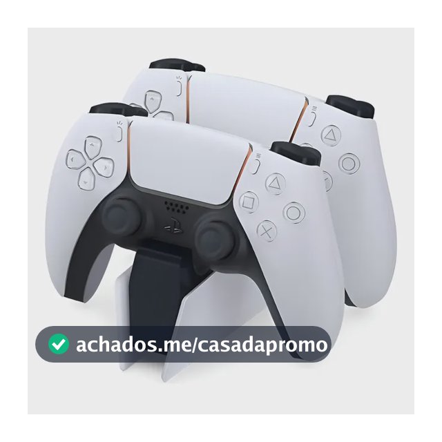 Base De Carregamento Controle Dualsense Ps5 Sony Cfi-zds1r Branco 5v