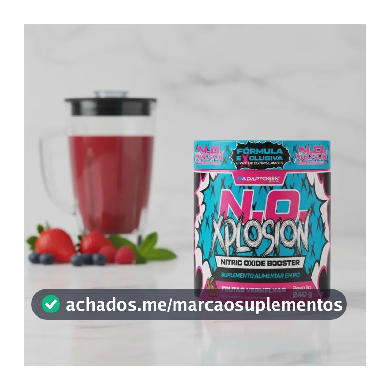 Aminoácido N.o Xplosion C/240g - Adaptogen Frutas Vermelhas