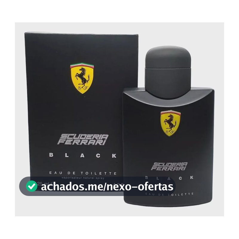 Perfume Ferrari Black Masculino Edt - 125ml