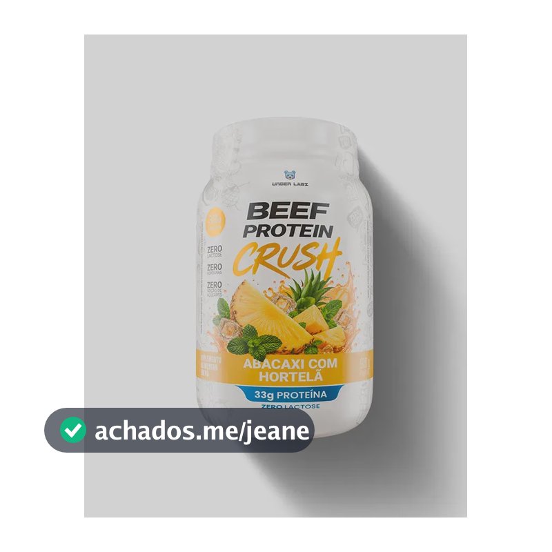 Under Labz Proteína de carne Abacaxi Com Hortelã 910 G Proteína Abacaxi Com Hortelã