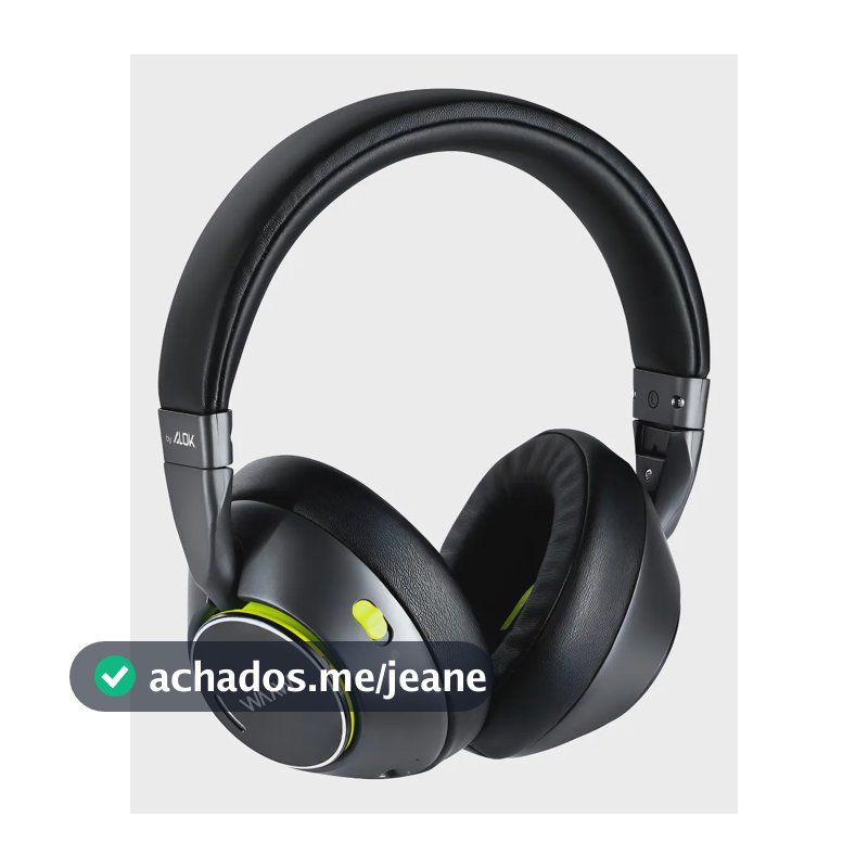 Fone de Ouvido Bluetooth WAAW By Alok Sense 210 com Cabo Destacável e Compatível com Assistente de Voz