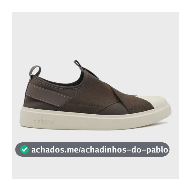 Tênis Feminino Streettalk Slip On adidas Marrom Liso 37 Br