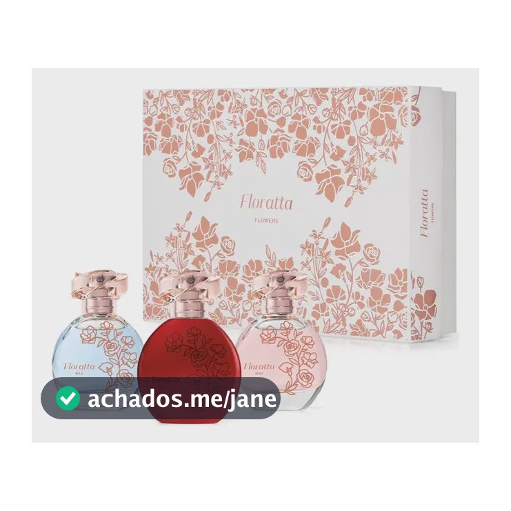 O Boticário Floratta Flowers Kit Presente 3 Itens