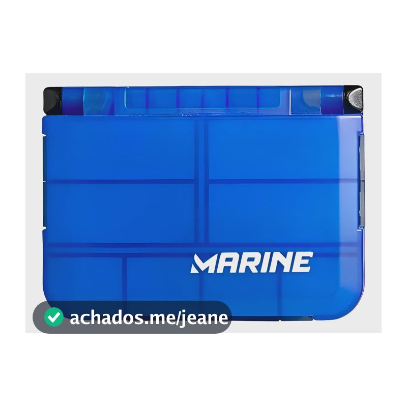 Caixa Para Iscas 16 Divisórias Modelo MPB133 Marine Sports Azul