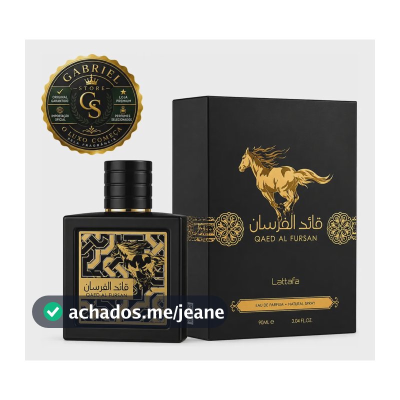 Perfume Árabe Lattafa Qaed Al Fursan Eau De Parfum 90ml