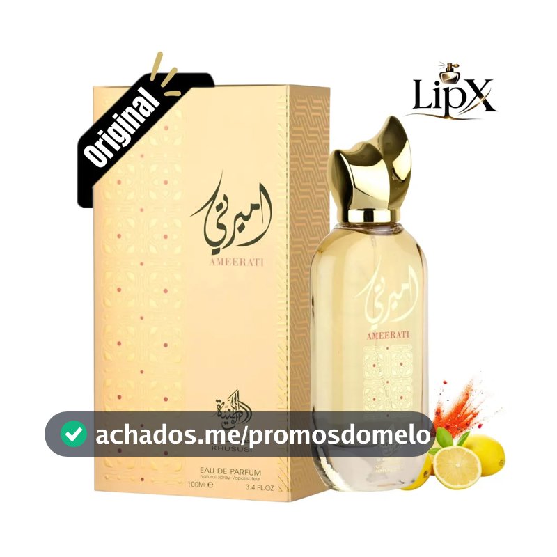 Perfume Árabe Ameerati Feminino Eau De Parfum 100 Ml Com Nf lipx