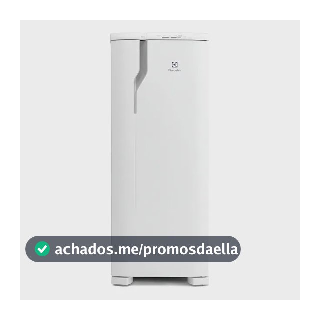 Geladeira Electrolux Cycle Defrost 240l Degelo Prático Uma Porta Branca Re31 Branco 220v