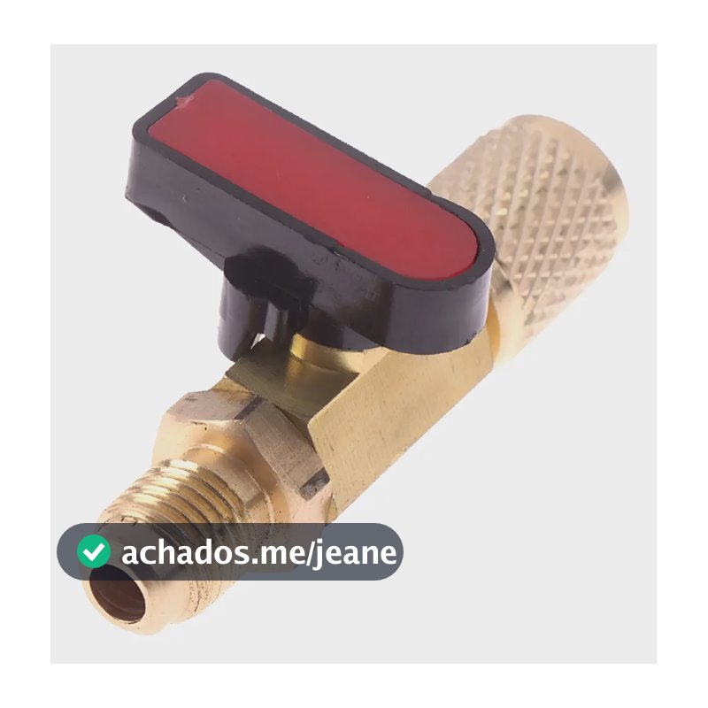 Válvula Bola Registro 1/4 Para Manifold Bomba De Vácuo Gás