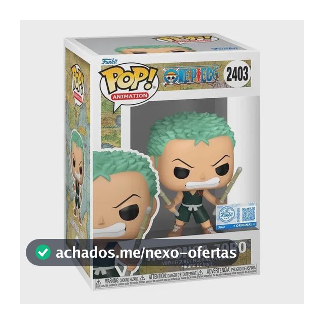 Boneco Funko Pop! One Piece - Zoro Criança