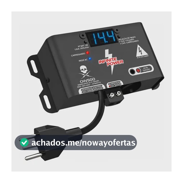 Fonte Carregador Stetsom Chv500 Alta Voltagem Bivolt Novo