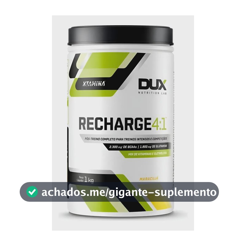 Recharge 4:1 (1000g) Dux Nutrition Sabor Maracujá