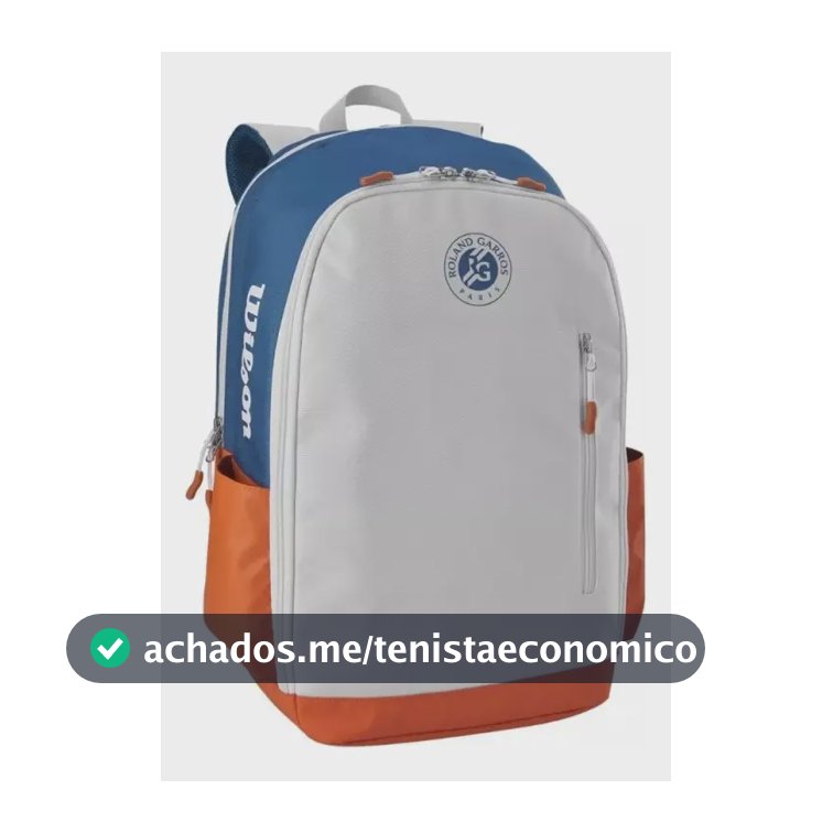 Mochila de tênis Wilson Team Roland Garros branca Wr803120100