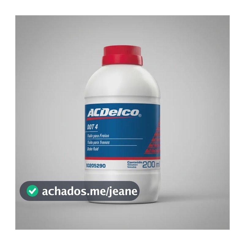 Dot4 Fluido De Freio Acdelco 93205290