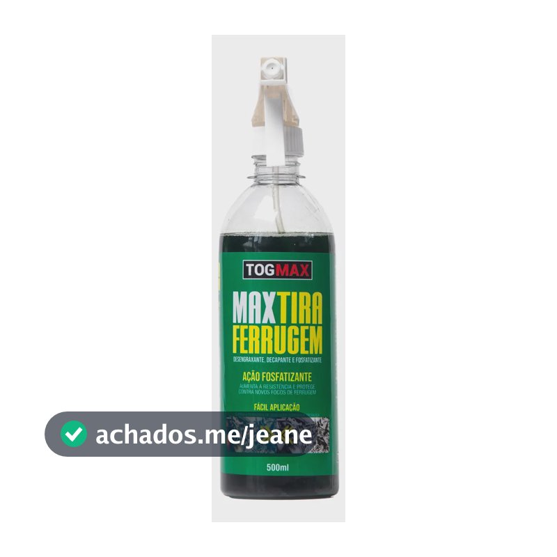 Removedor De Ferrugem Oxidação, Corrosão 500ml 3 Em 1 Togmax