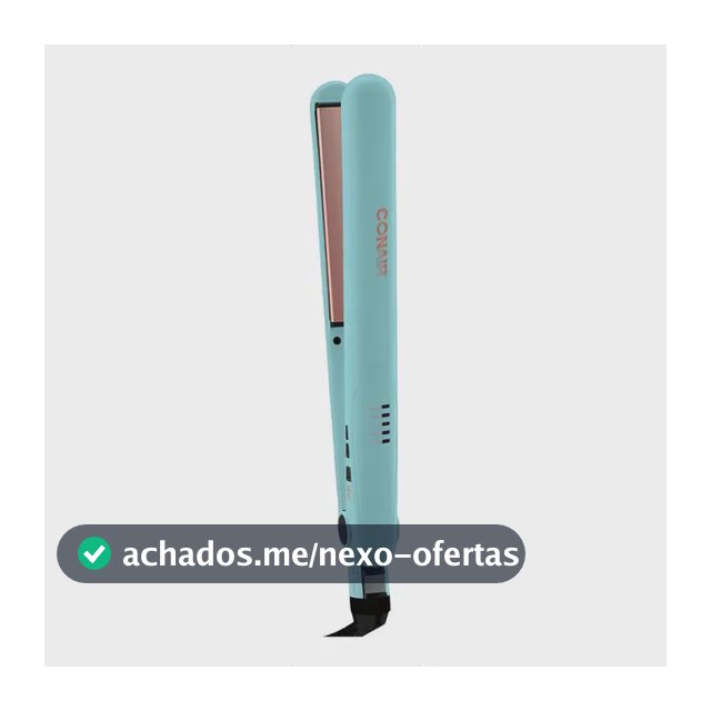 Prancha Conair Infusion Aloe Vera Cor Azul-Celeste Bivolt