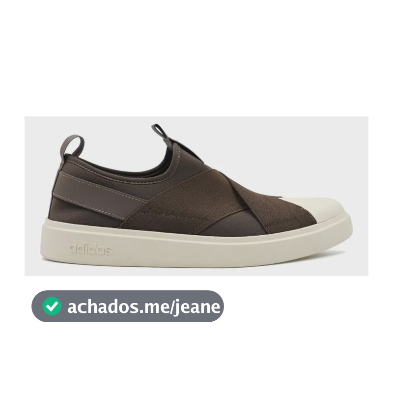 Tênis Feminino Streettalk Slip On adidas Marrom Liso 35 Br