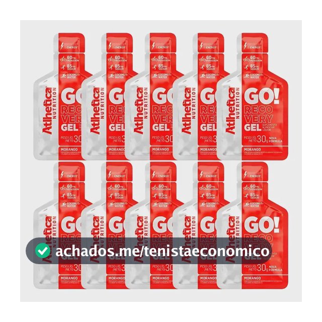 Go! Recovery Gel Repositor - 10 Sachês - Atlhetica Nutrition