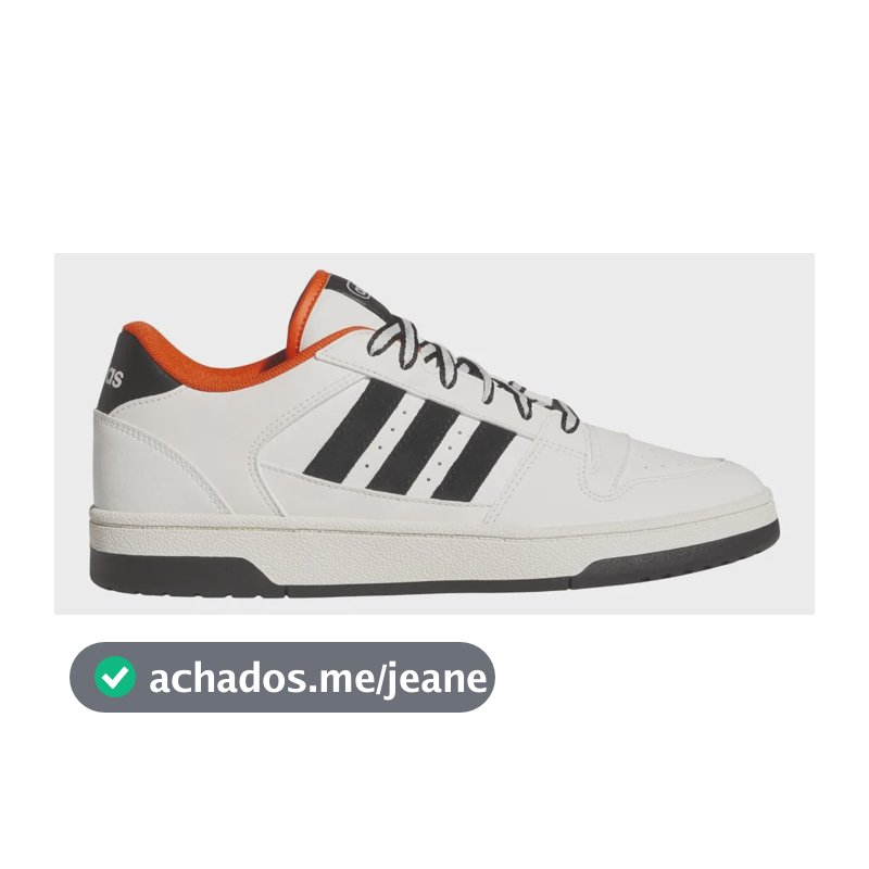 Tênis Masculino Break Start adidas Branco Liso 39 Br