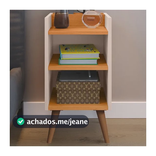 Mesa De Cabeceira Lateral Apoio Organizador De Quarto Retro