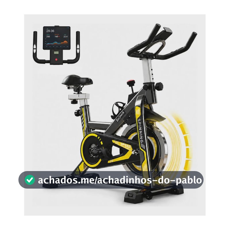 Bicicleta Spinning Romantic Crown Preto Roda Inércia 13kg