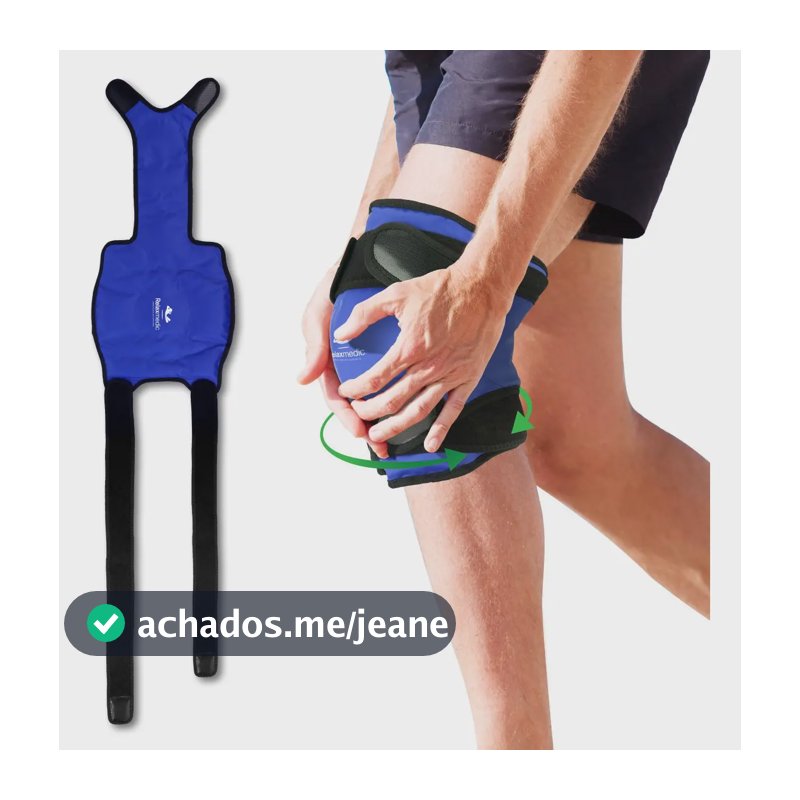 Bolsa Térmica Gel Joelho Dor Alívio Quente E Frio Relaxmedic