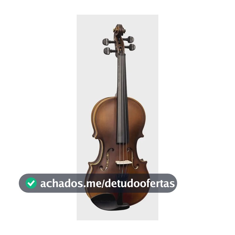 Violino Acústico Vogga 4/4 Von144n Completo Com Arco E Estojo