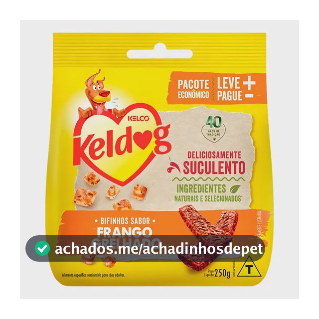 Bifinho Keldog Frango Grelhado 250 Gr