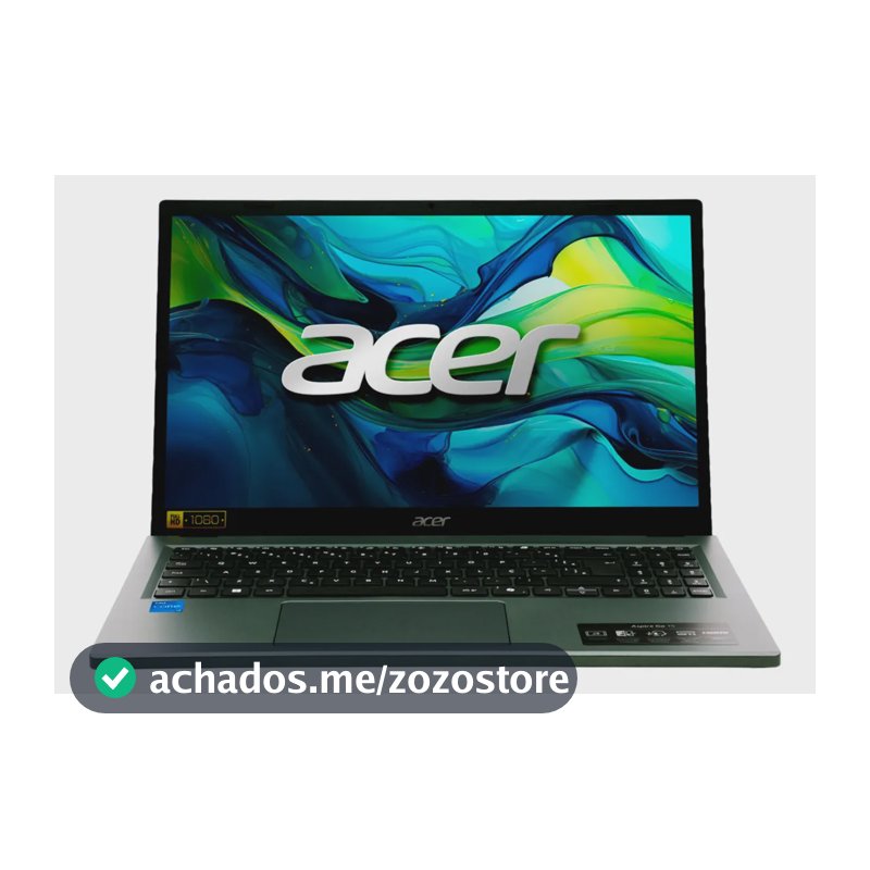 Notebook 15.6" Acer Aspire Go com Tela IPS Full HD Touchscreen Processador Intel Core i7 de 13ª Geração 16GB RAM DDR5 SSD de 512GB Tecla Copilot IA Windows 11