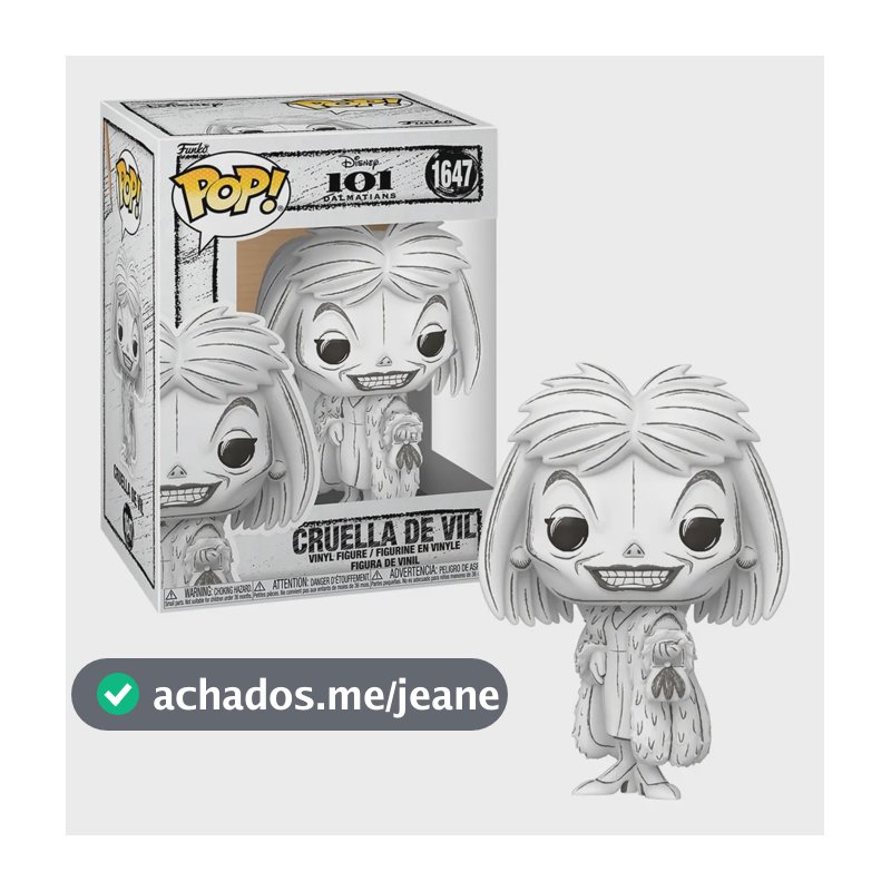 Funko Pop Disney 101: Dalmatas - Cruella De Vil 1647
