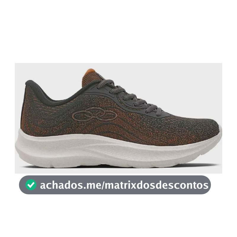 Tênis Olympikus Vênus 3 Feminino Corrida Caminhada Original Cinza E Chumbo Liso 39 Br