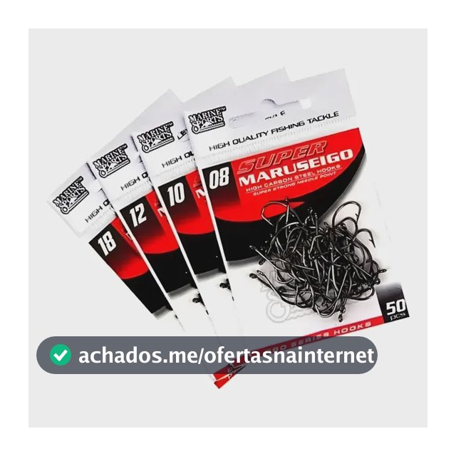 Anzol Marine Sports Supermaruseigo Várias Medidas 50 Uni.