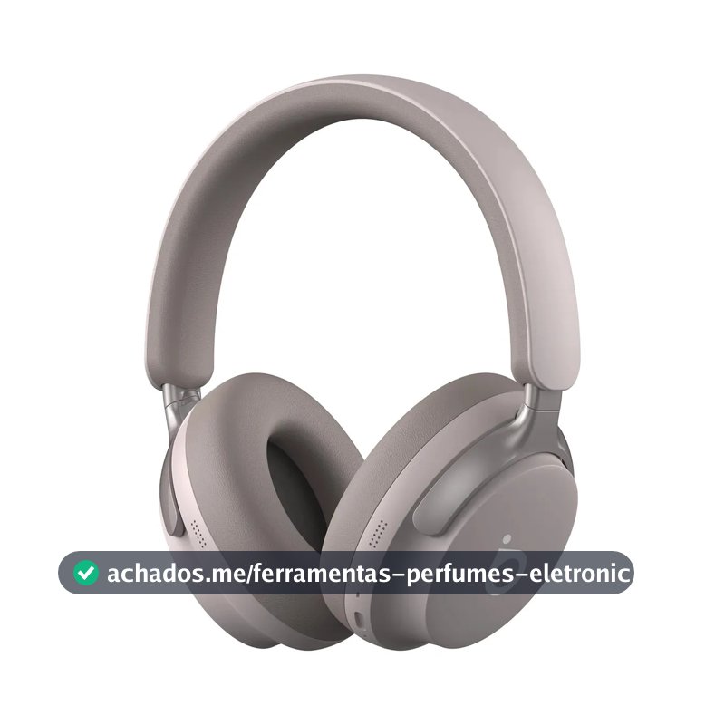 Headphone Bluetooth 5.4 Com Anc+enc 40h Bateria Basike Fone Headset Bluetooth Com Microfone Hi-fi Estéreo Rosa