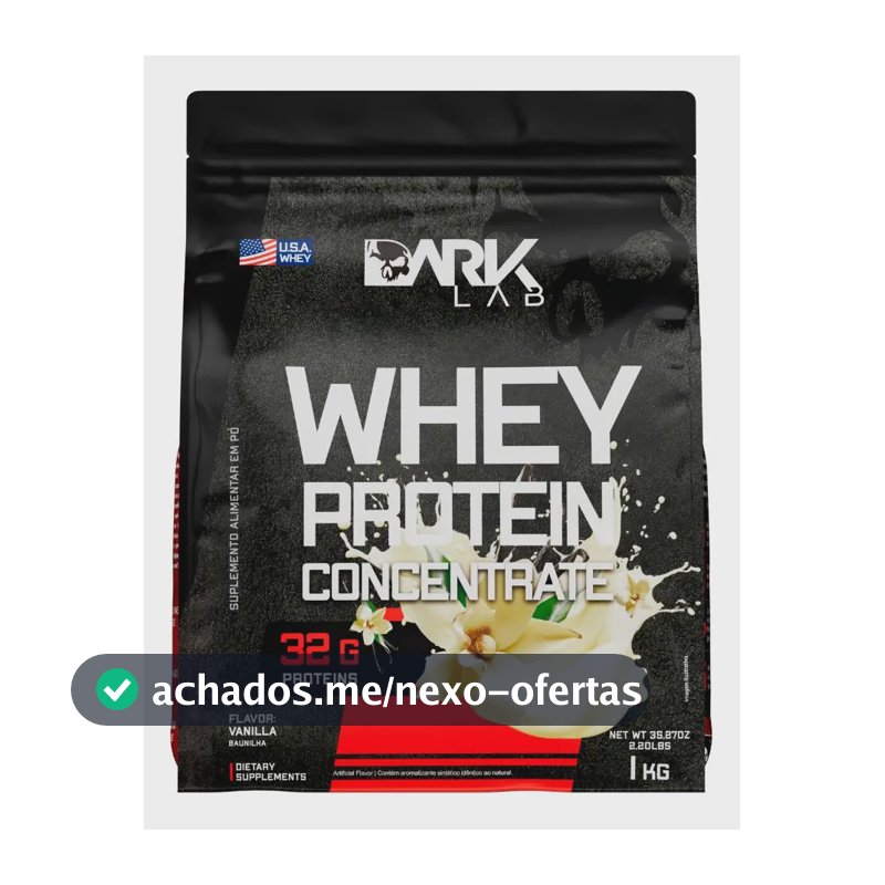 Whey Protein Concentrado 1kg Dark Lab Sabor Baunilha