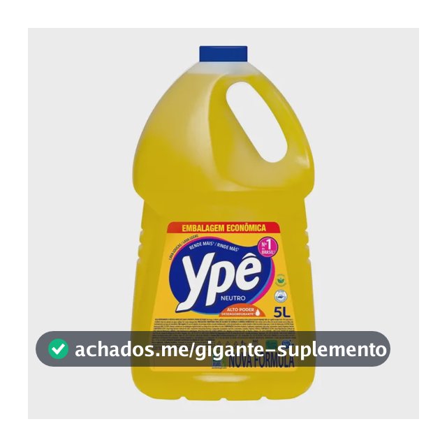 Detergente Ypê Neutro 5 Litros