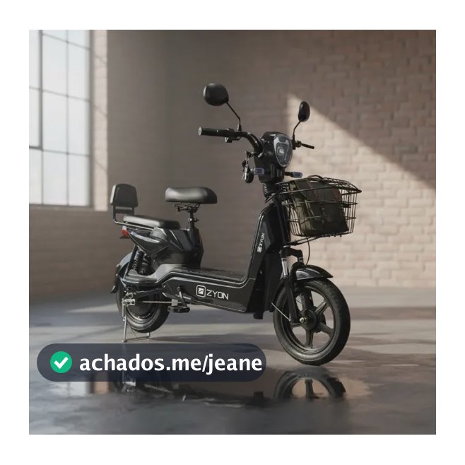 Scooter Eletrica Moto Bicicleta 500w Sem Cnh E Habilitação Preto