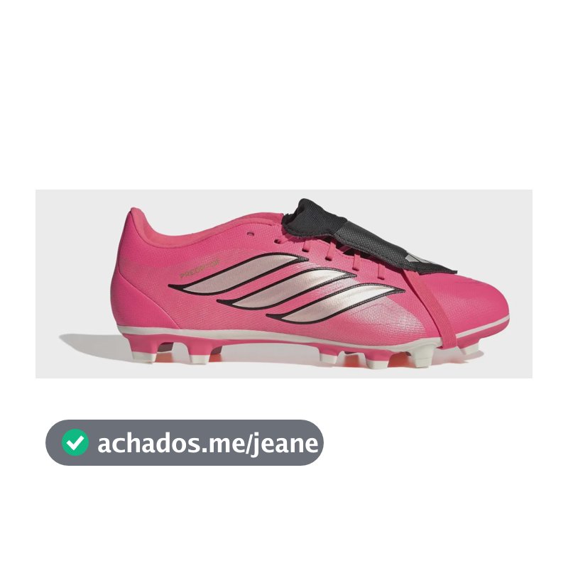 Chuteira De Campo Masculina Predator Club adidas Rosa 39 Br