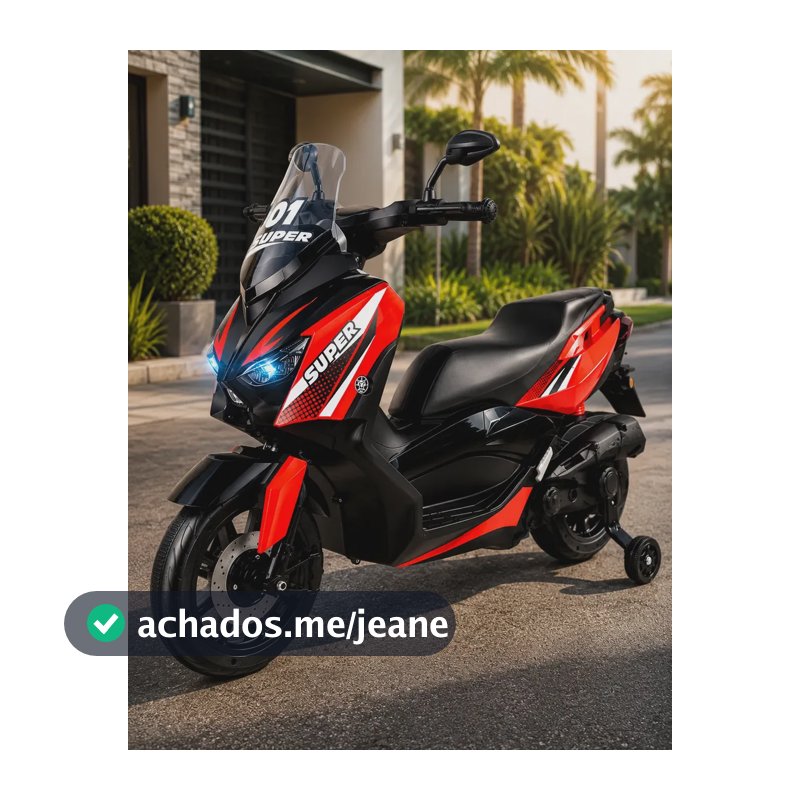 Moto Elétrica Scooter Infantil 12v Revvo Xr Bang Toys
