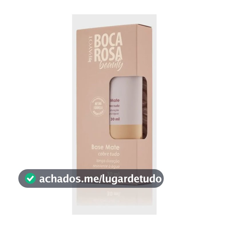 Base Mate Cobre Tudo Boca Rosa Beauty By Payot 06-juliana