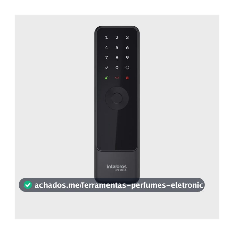 Fechadura Inteligente De Embutir Sem Maçaneta Mfd 3001 D Intelbras