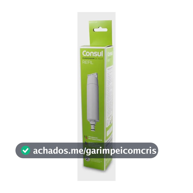 Refil Filtro Cix06ax Purificador De Água Consul Cpc30af, Cpc30ab, Cpb35ab, Cpb35af, Cpb36af, Cpb36ab, Cpb34ab, Cpb34af, Cpb34as, Cpc31ab, Cpc31af , Original