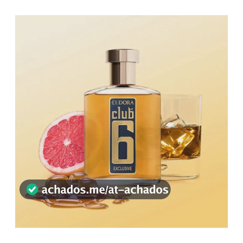 Perfume Masculino Eudora Club 6 Exclusive 95 mL