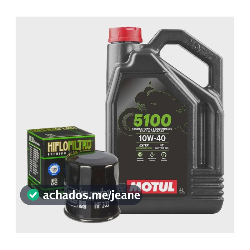 Troca De Oleo E Filtro Hiflo Kawasaki Ninja Zx6r Motul 10w40
