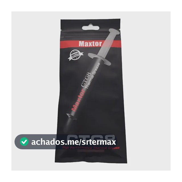 Pasta Térmica Maxtor Ctg8 2g 12.8 W/mk Pc Ps4 Xbox Overclock Cinza