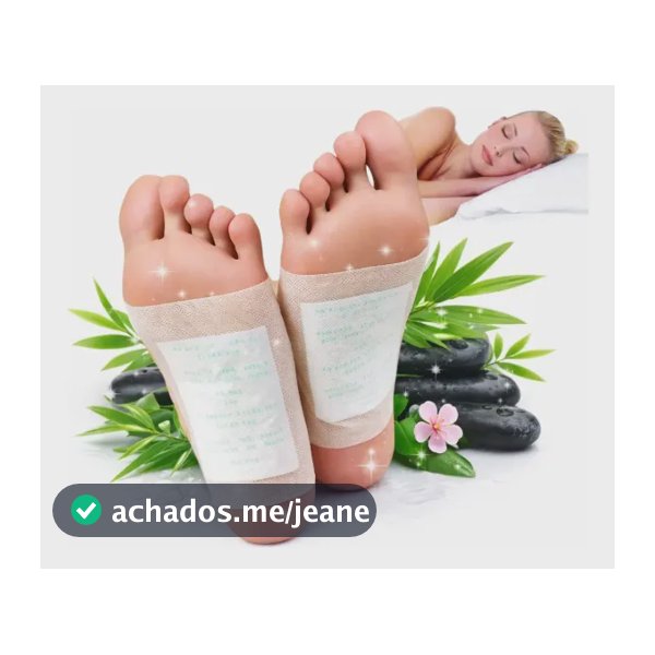 Adesivo Para Pés Relaxante 10 Unidades Uso Noturno Conforto