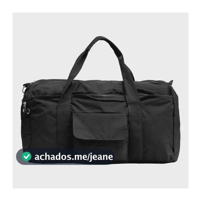 Bolsa Mala Viagem Academia Multifunciona Grande Capacidade 1 Preto