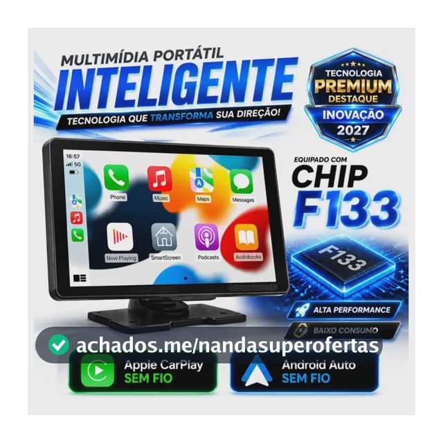 Universal Multimídia Inteligente Veicular Yamashita Carplay Android Auto Sem Fio In-cell Chip F133 Tela Hd Bluetooth Wifi Dual Band Compatível Futuras Plataformas Ia Automotiva Premium