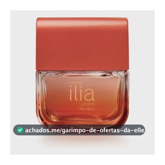 Ilía Jardim Secreto Natura Deo Parfum Feminino Original 50ml