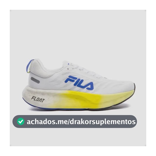 Tênis Fila Float Maxxi 2 Corrida Amortecimento Branco 43 Br