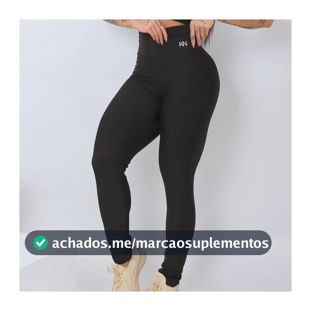 Calça Legging Cintura Alta Leg Academia Modeladora Premium